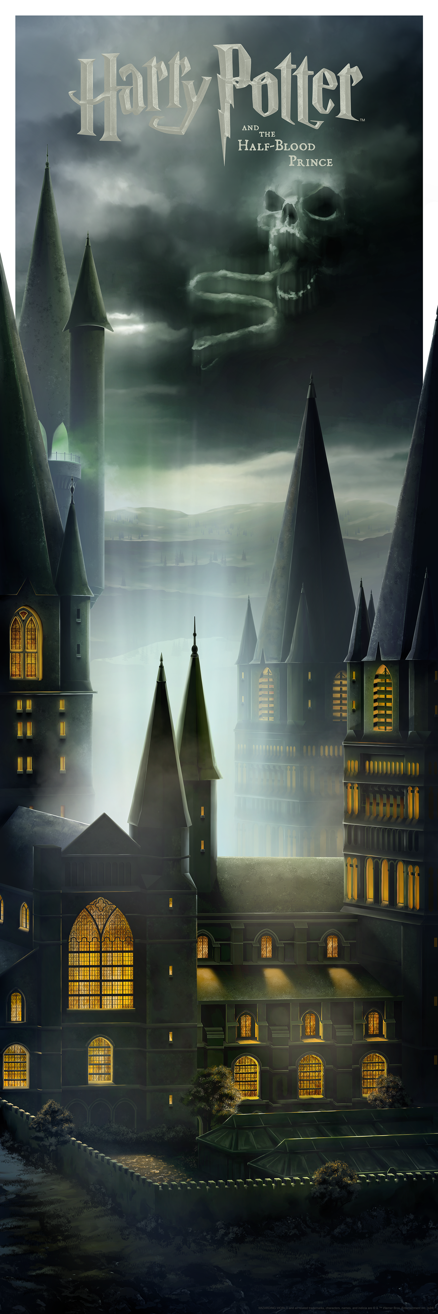 Ben Harman "Journey Through Hogwarts" Titled Print SET