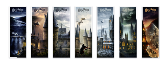 Ben Harman "Journey Through Hogwarts" Titled Print SET