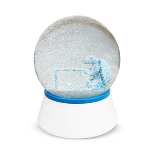 David Welker "Ice Fishing" Variant - Musical Snow Globe