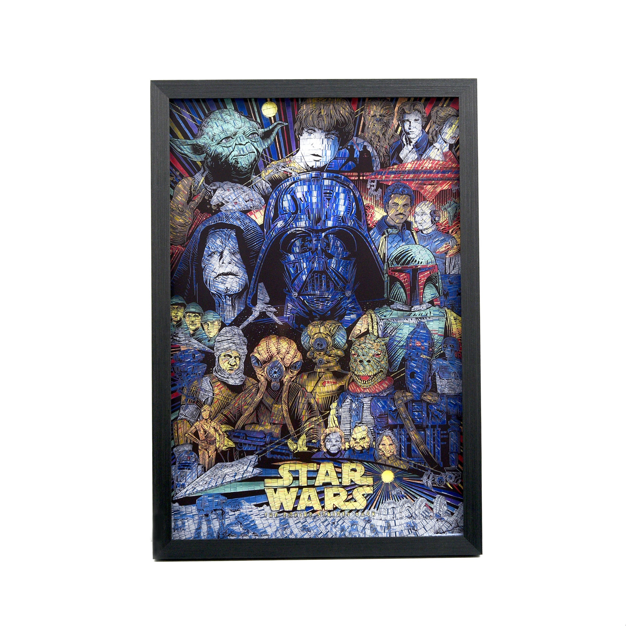 Todd Slater "Echoes of the Empire (Star Wars)" Framed Acrylic Diorama