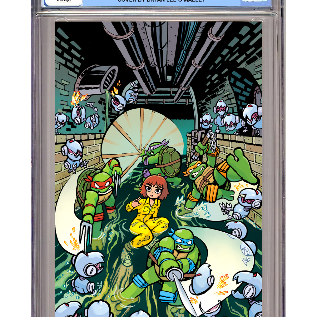 TMNT #2 - Bryan Lee O'Malley Cover - Color Mask Virgin Variant [GRADED 9.8]