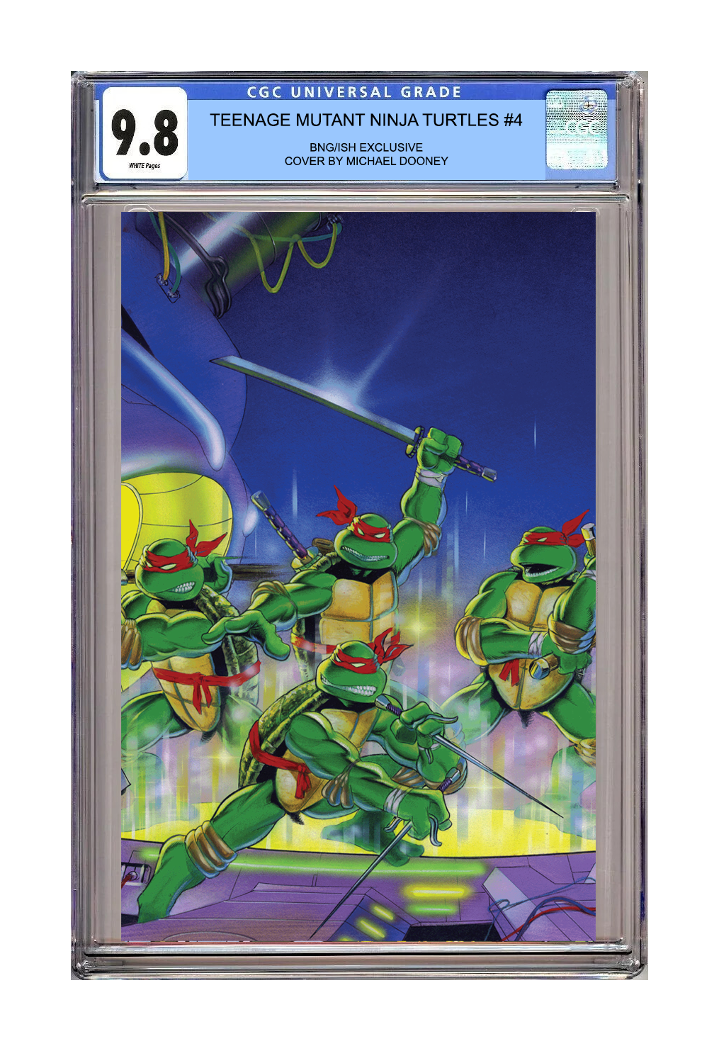 TMNT #4 - Michael Dooney Cover - Version B [CGC GRADED 9.8]