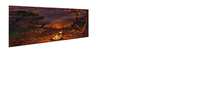 Mark Chilcott & Charles M. Schulz "Peanuts: Campfire" Multi-Layer Acrylic