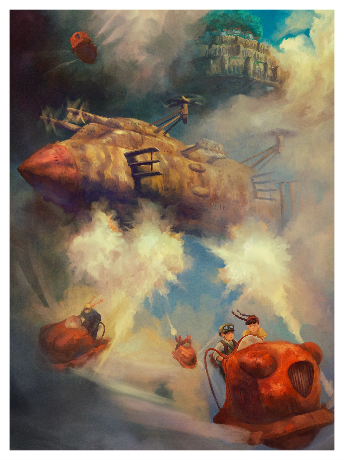 Karl Fitzgerald "Air Destroyer Goliath" Acrylic Panel Print