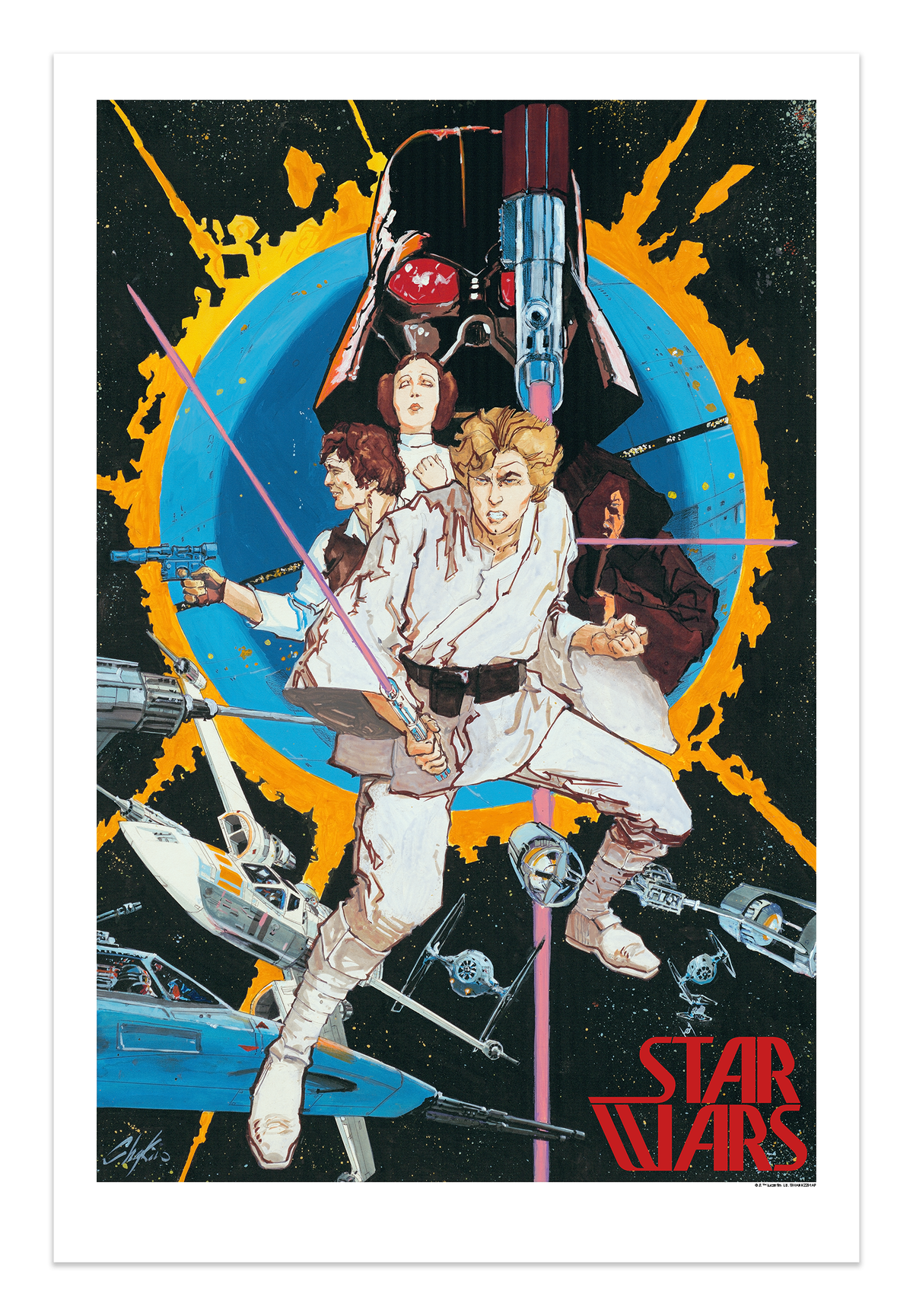 Howard Chaykin "Hope in the Stars (Star Wars)" Acrylic Panel Print