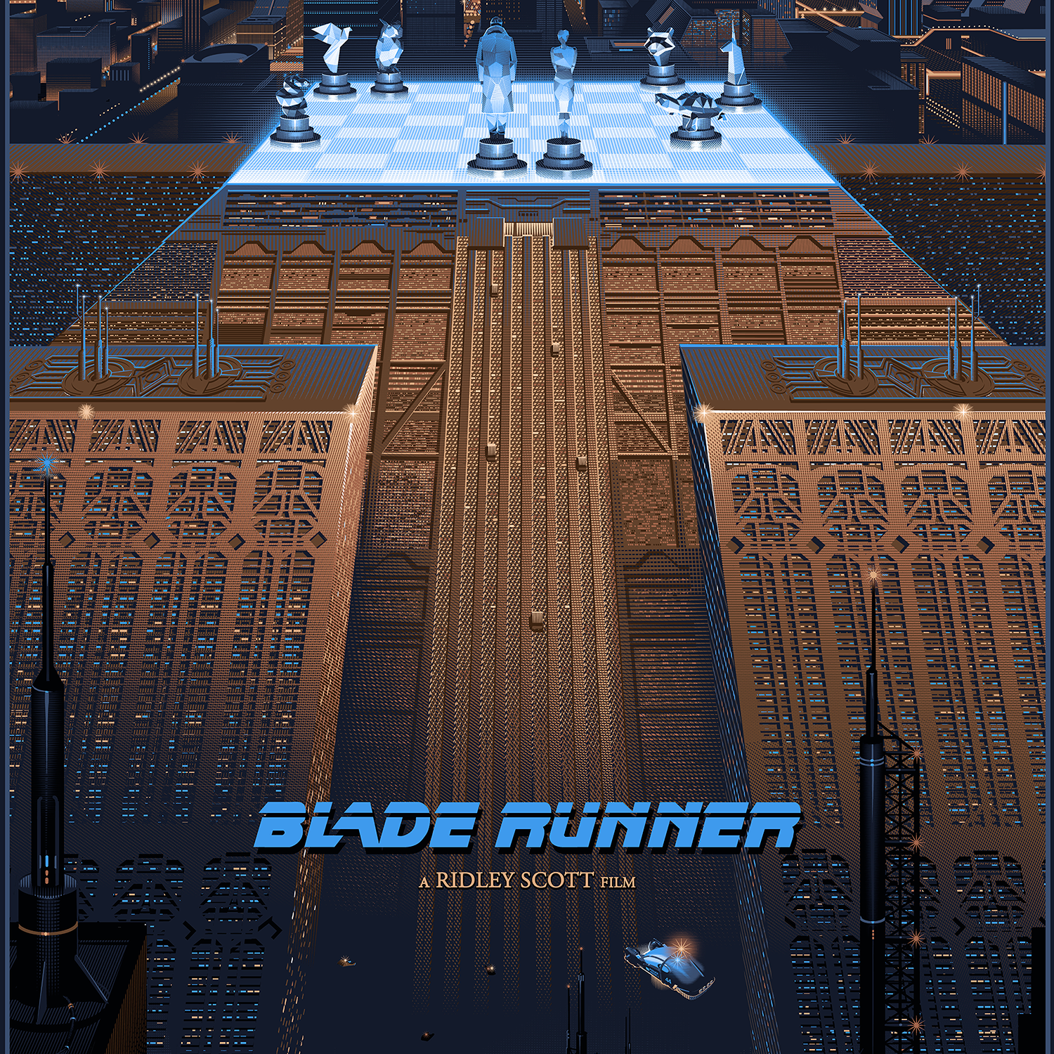 Laurent Durieux "Blade Runner (The Final Chess Game)" Timed Edition