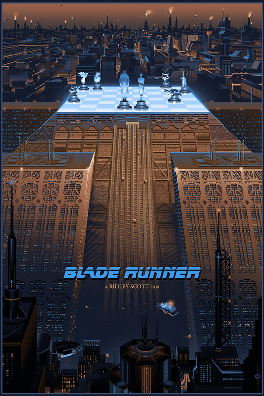 Laurent Durieux "Blade Runner (The Final Chess Game)" Timed Edition