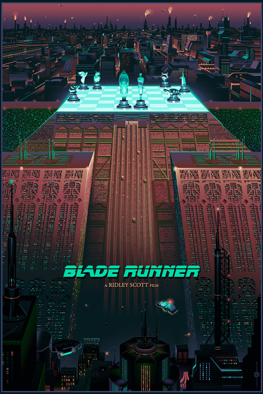 Laurent Durieux "Blade Runner (The Final Chess Game)" Variant