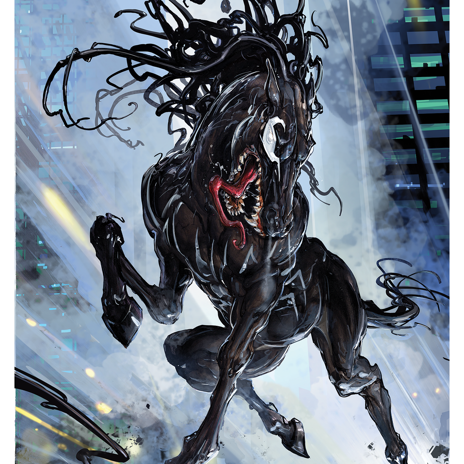 Clayton Crain "Venom War #1" Art Print