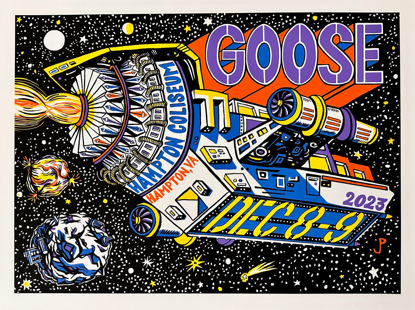Jim Pollock "GOOSE - Hampton Coliseum " [LOTTERY ENTRY]
