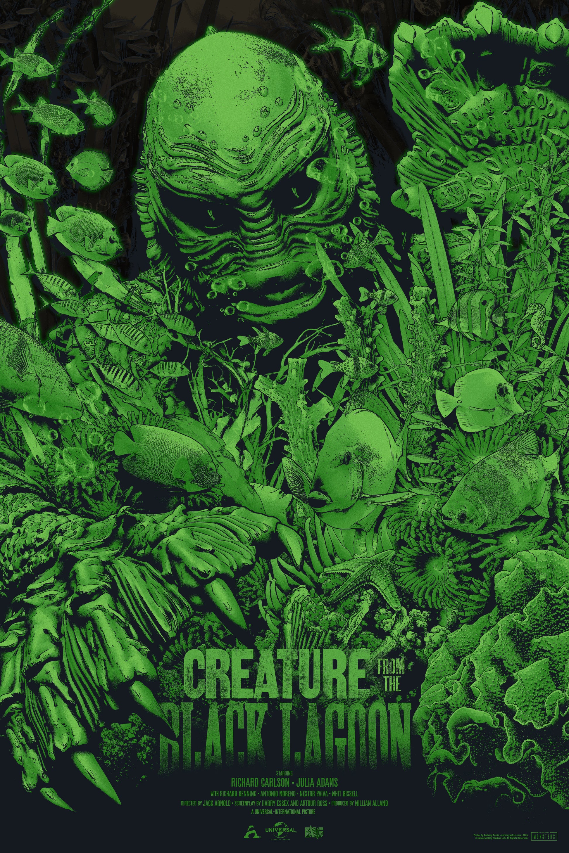 Anthony Petrie "Creature from the Black Lagoon" GID Variant