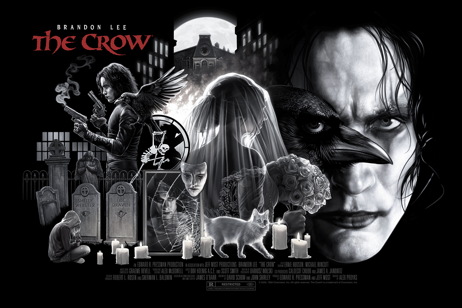 Jack Gregory "The Crow" B&W Variant