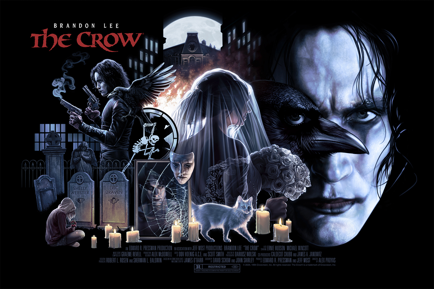 Jack Gregory "The Crow" Acrylic Panel Print