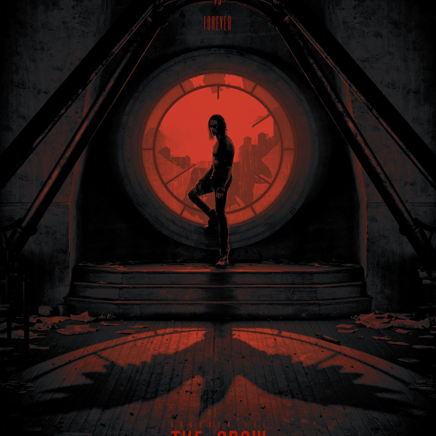 Matt Ferguson "The Crow" Variant - Acrylic Panel Print