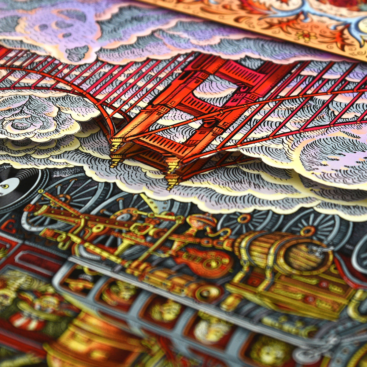 EMEK "Trip of Fools" Variant - Framed Acrylic Diorama