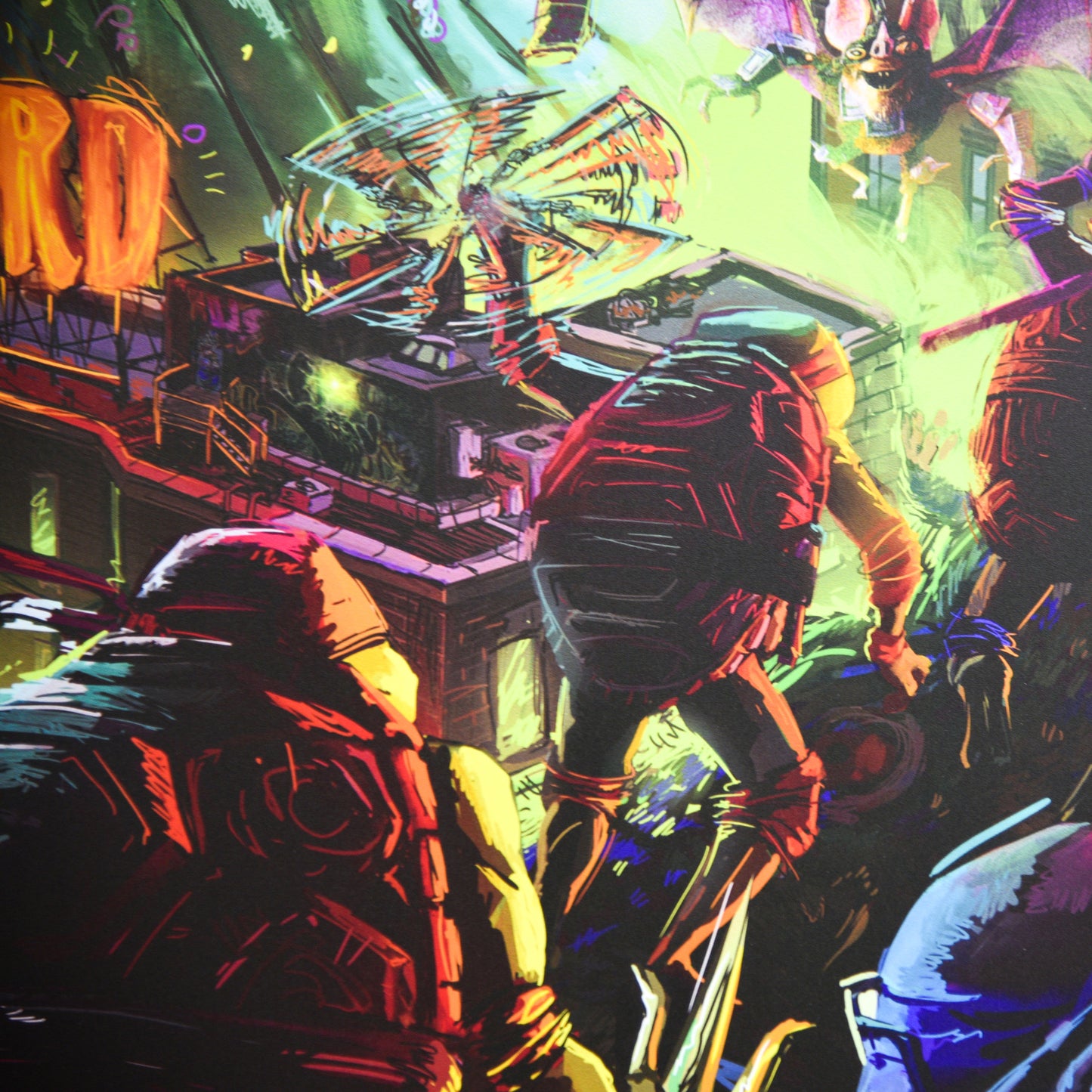 Matheuss Berant "TMNT: Mutant Mayhem" Aluminum Print