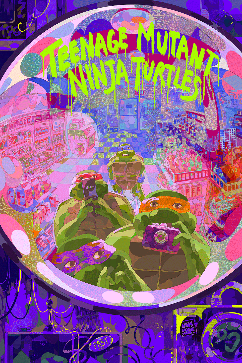 Deb Lee "Teenage Mutant Ninja Turtles" Glitter Foil Variant