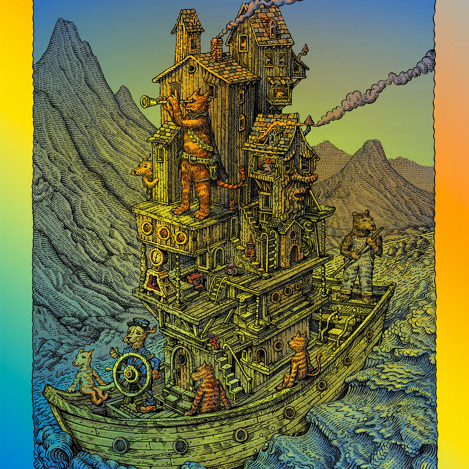 David Welker "Dave Matthews Band @ The Gorge" Foil Variant - AP