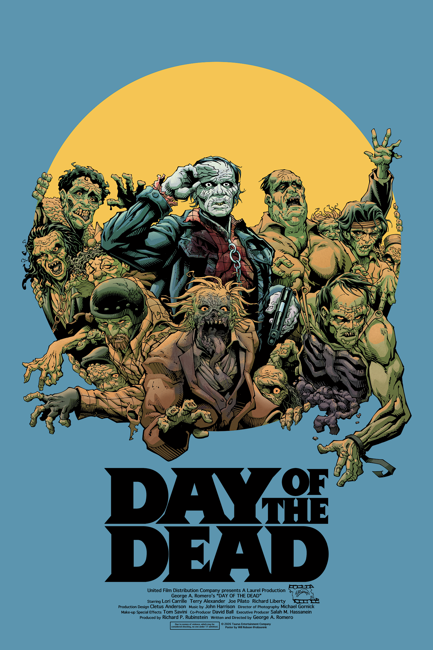 Will Robson "Day of the Dead" Blue Edition