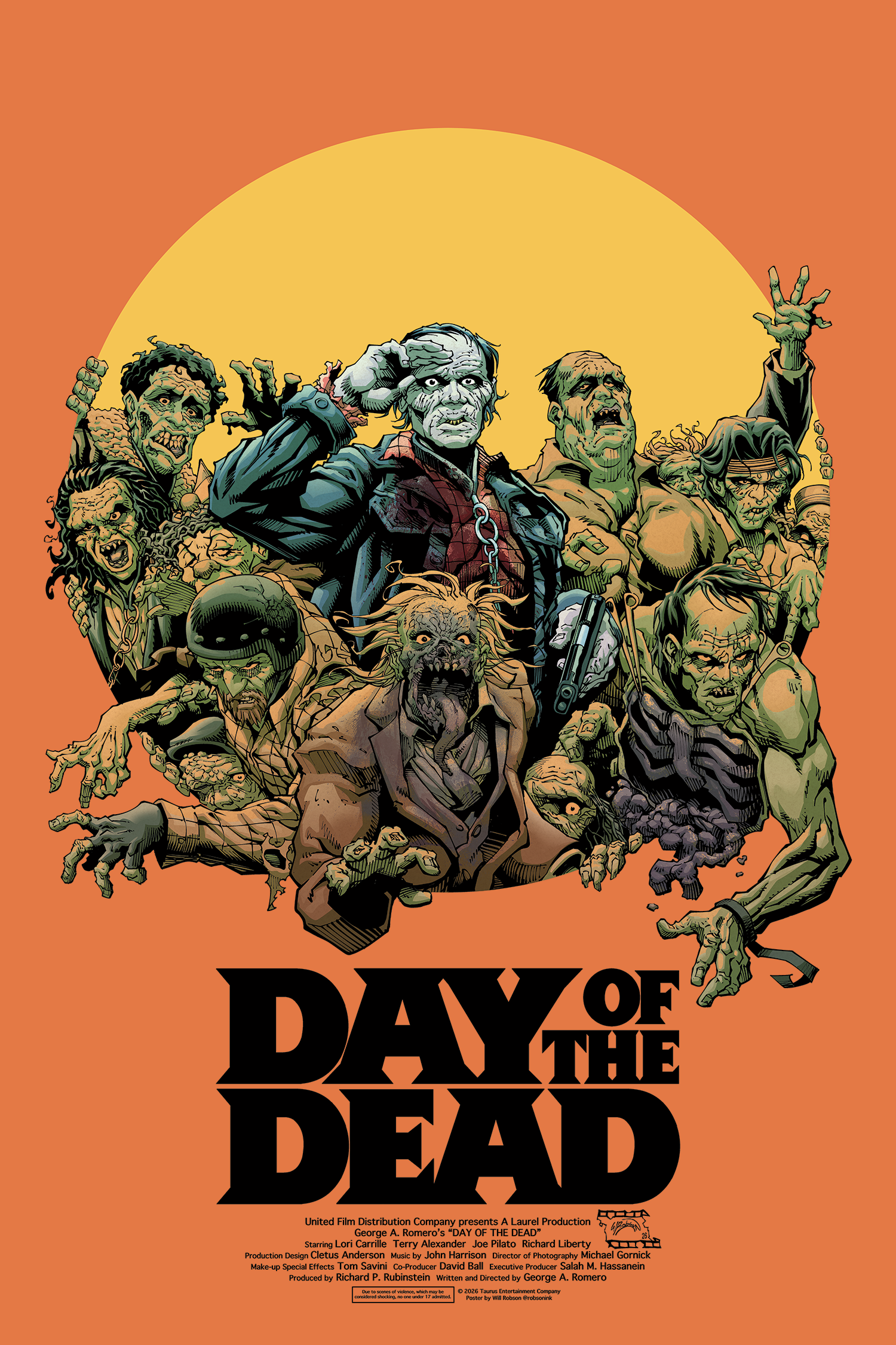 Will Robson "Day of the Dead" Orange Edition