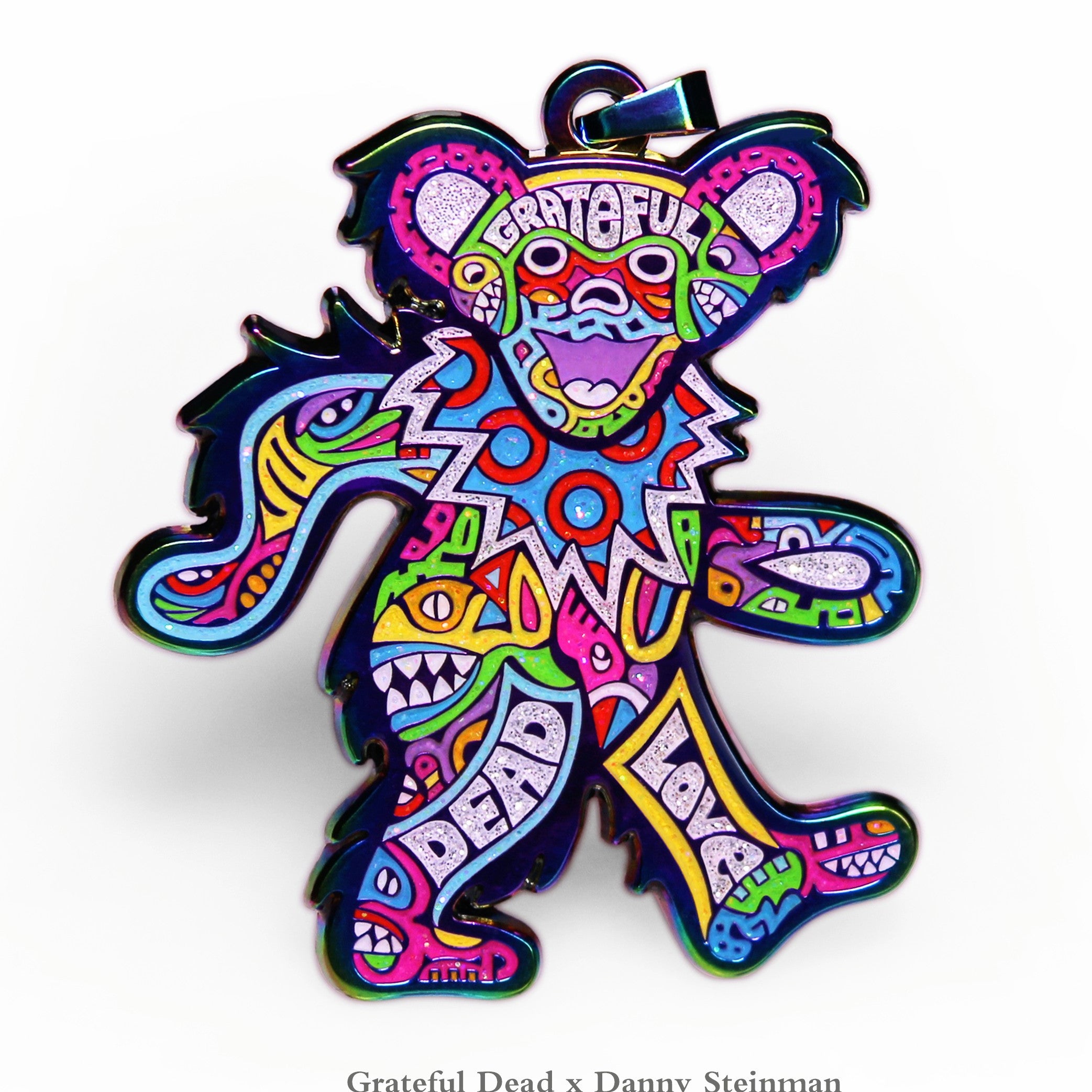 Danny Steinman "Classic Bear PENDANT" Double Rainbow
