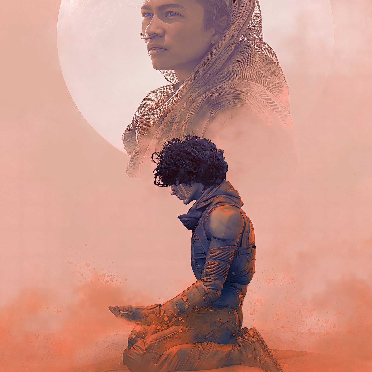 Pascal Blanche "DUNE: Part One" Acrylic Panel Print