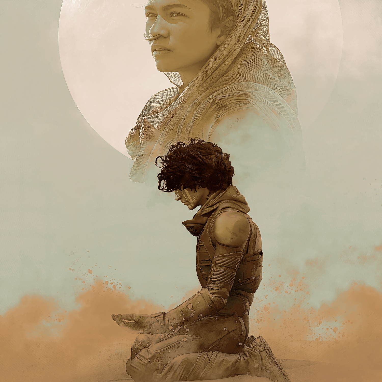 Pascal Blanche "DUNE: Part One" Variant - Acrylic Panel Print
