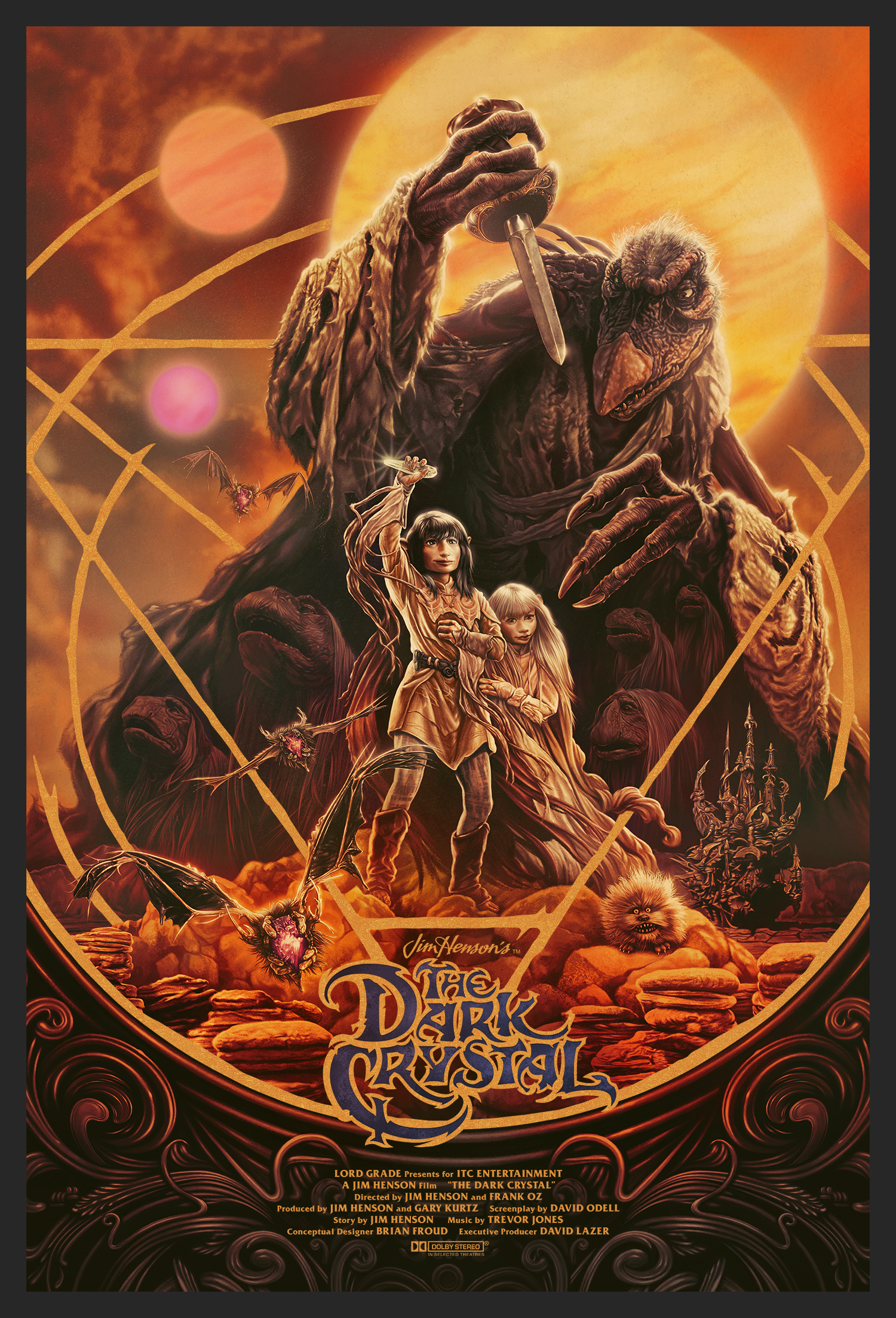 Jack Gregory "The Dark Crystal" Variant - Acrylic Panel Print
