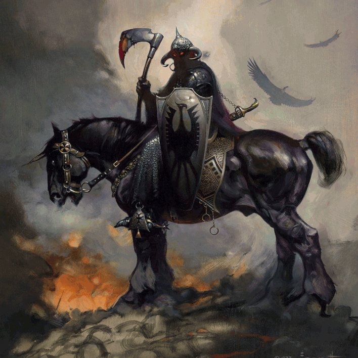 Frank Frazetta "Death Dealer" 3D Lenticular