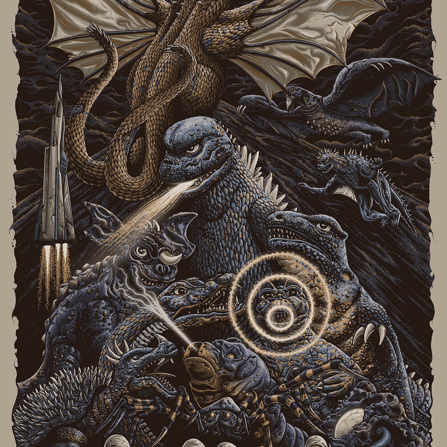 Neal Williams "Destroy All Monsters" Variant