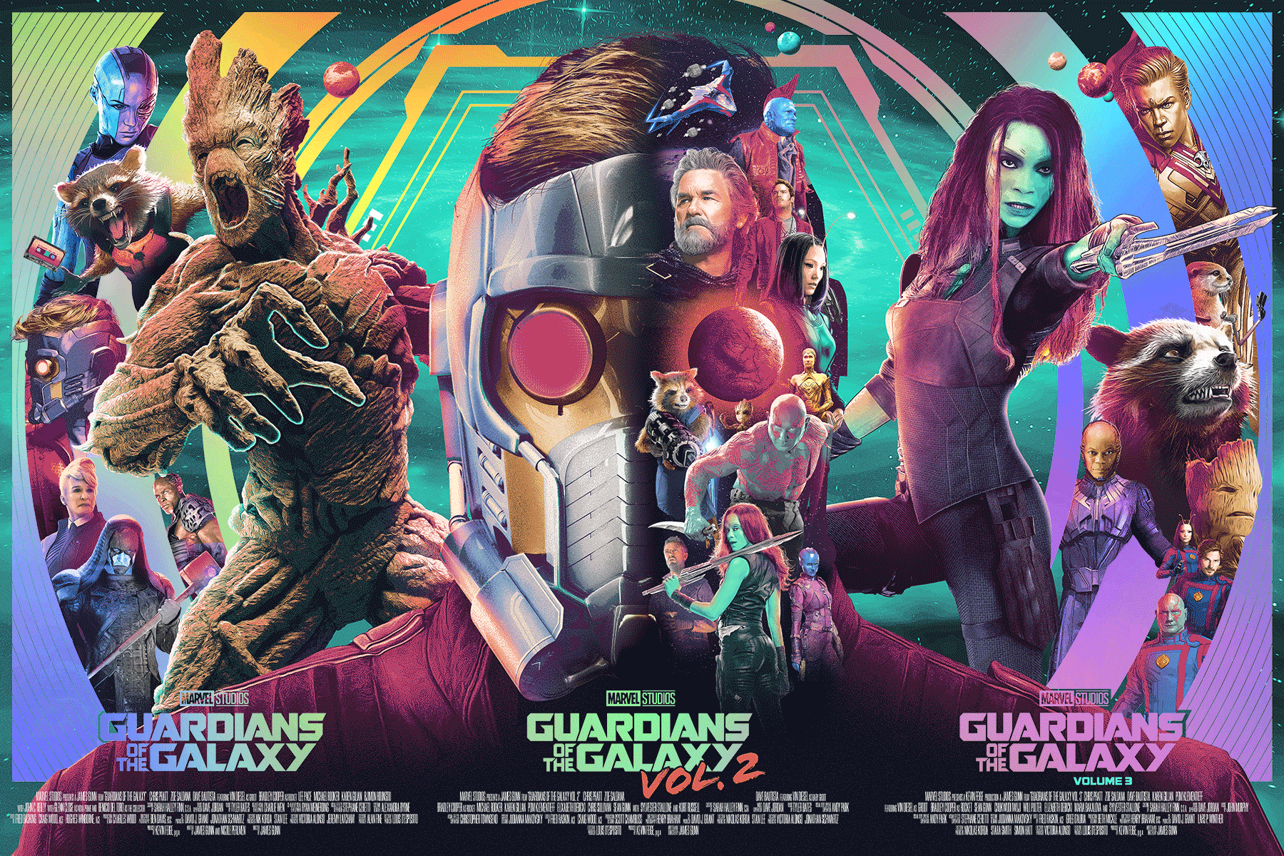 Devin Schoeffler "What a bunch of A-Holes (Guardians of the Galaxy)" Foil Variant