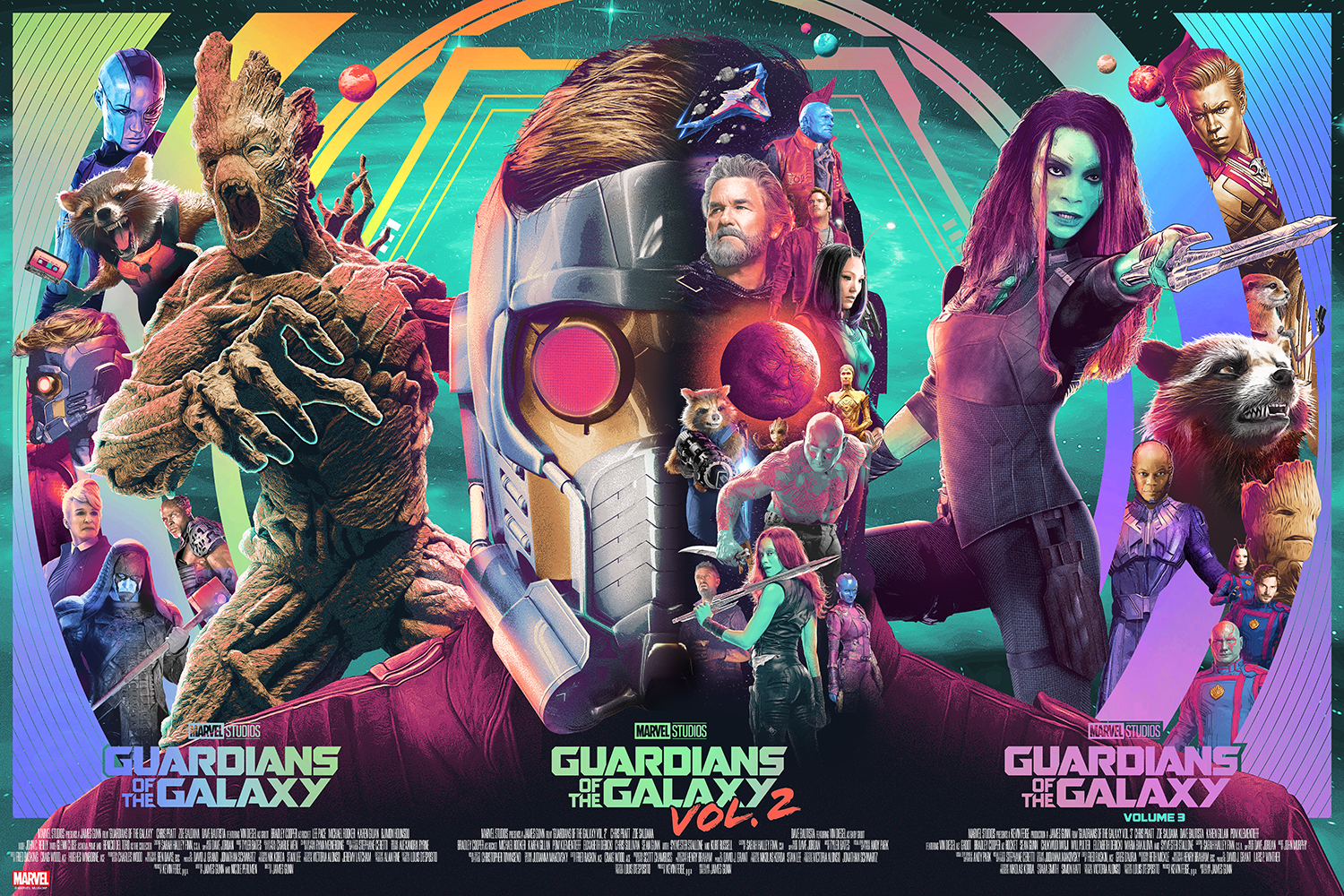 Devin Schoeffler "What a bunch of A-Holes (Guardians of the Galaxy)" Foil Variant