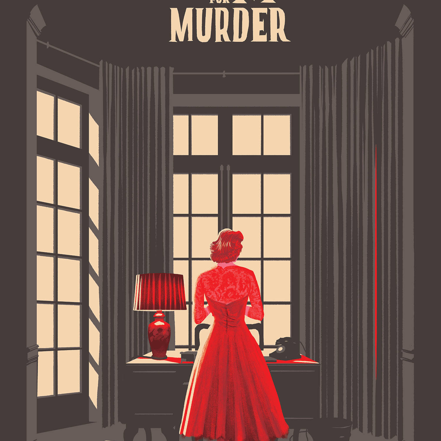 Paul Blow "Dial M for Murder" Variant - Acrylic Panel Print