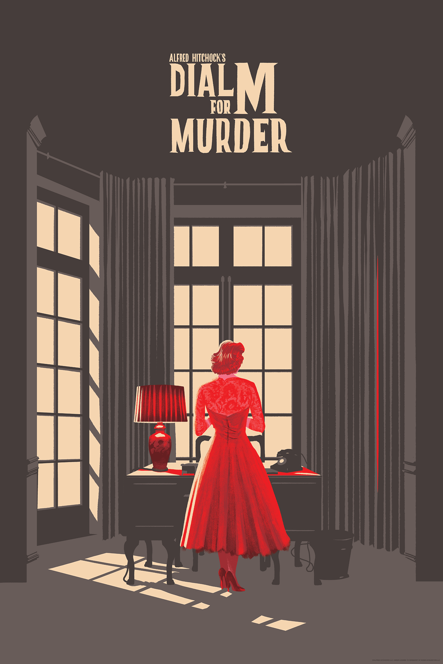 Paul Blow "Dial M for Murder" Variant - Acrylic Panel Print