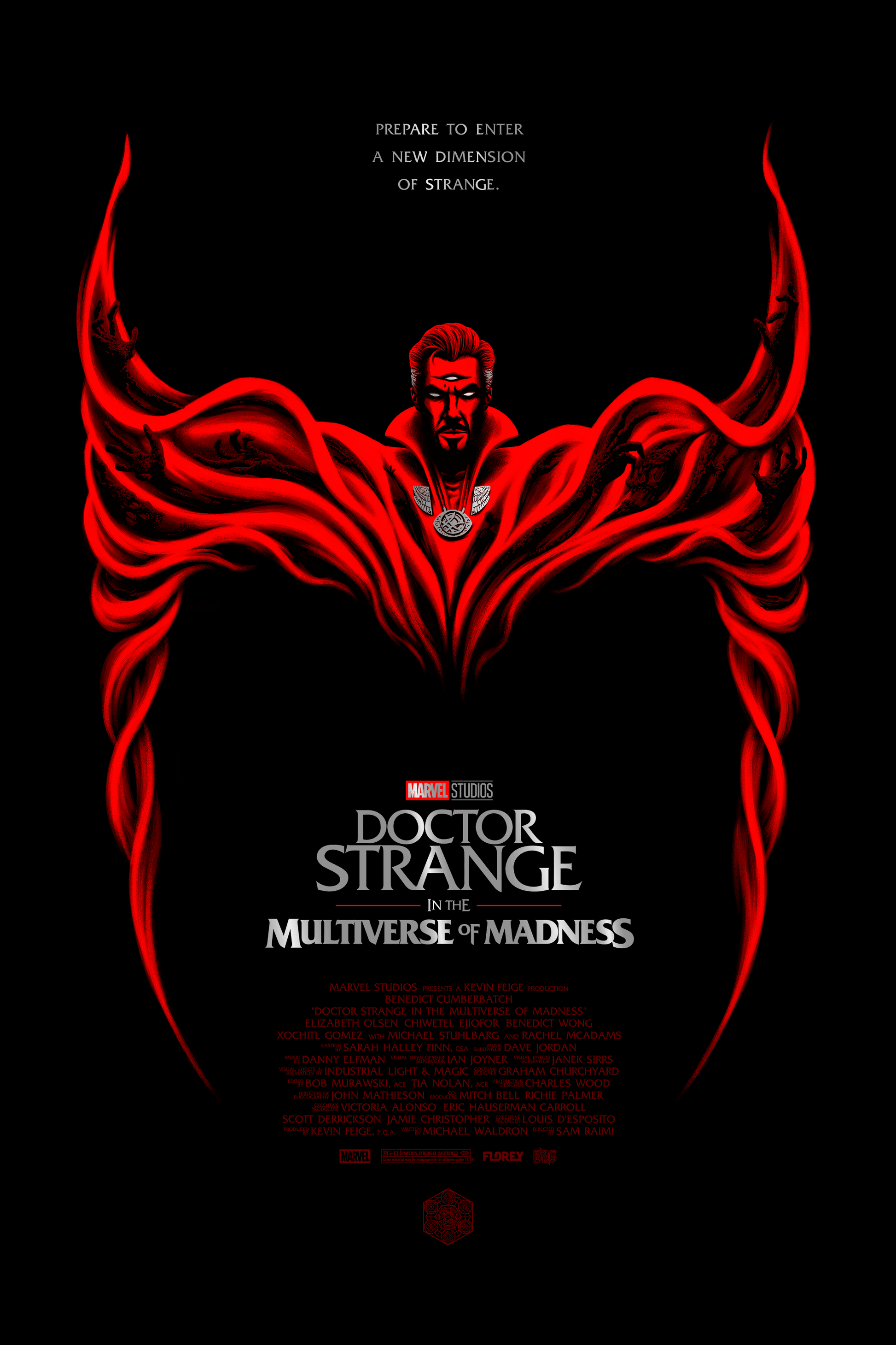 Florey "Doctor Strange in the Multiverse of Madness" Silver Foil Variant