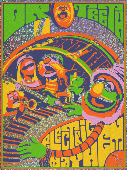 Steve Thomas "Dr. Teeth and the Electric Mayhem" Glitter Foil