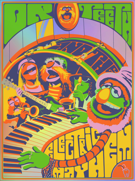 Steve Thomas "Dr. Teeth and the Electric Mayhem" Rainbow Foil