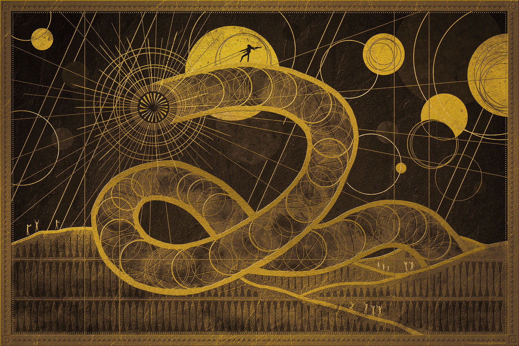 Nuno Sarnadas "Dune: Part II (Lisan Al Gaib)" Gold Foil Variant