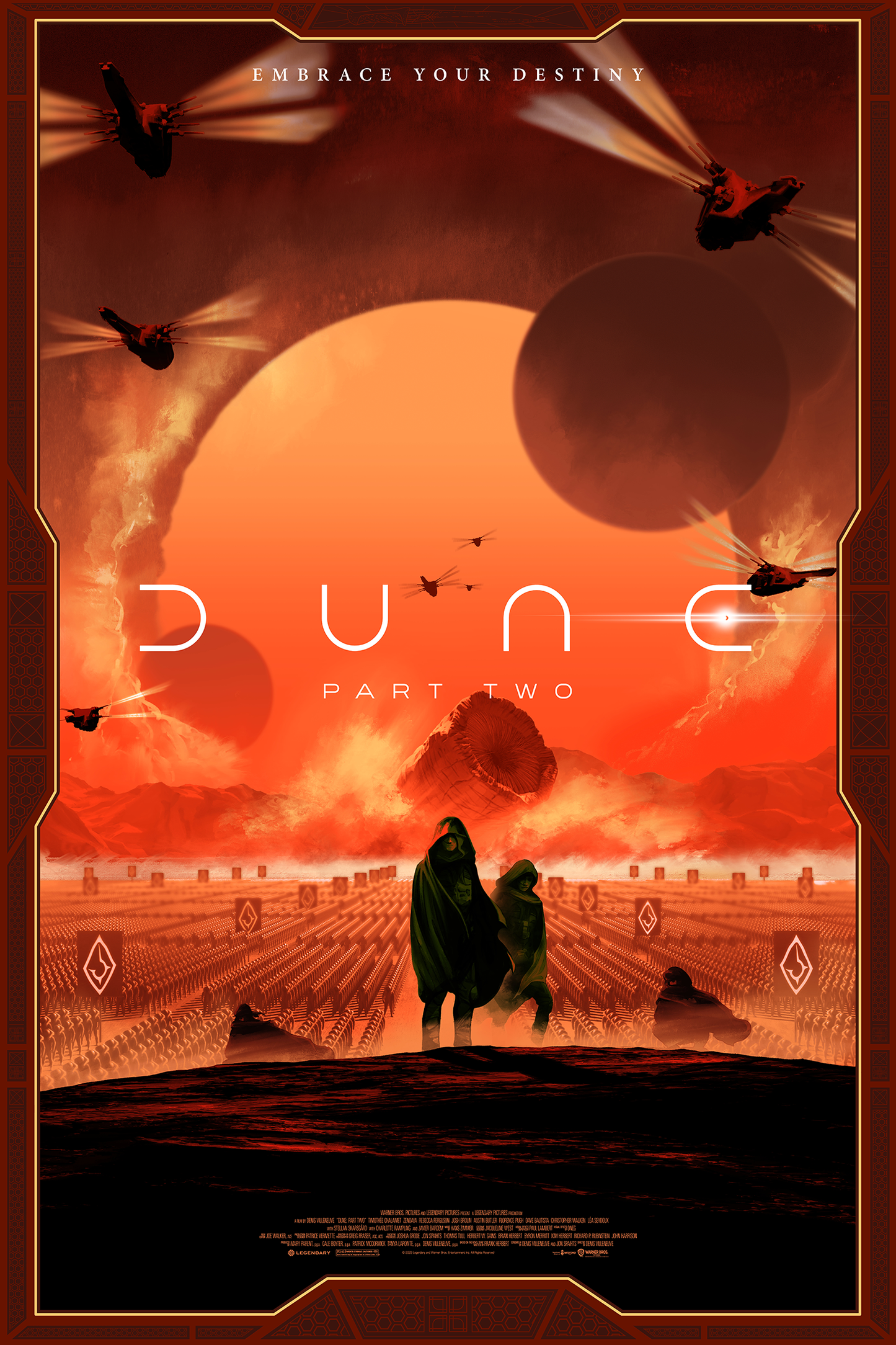 Matt Griffin "Dune: Part Two" Acrylic Panel Print