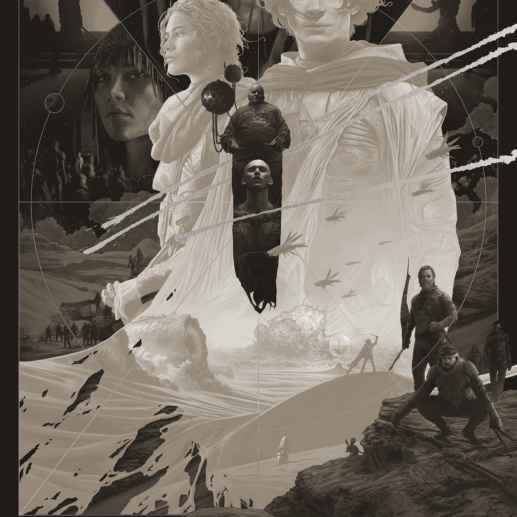 Jake Kontou "Dune: Part Two" Harkonnen Variant - Silver Foil