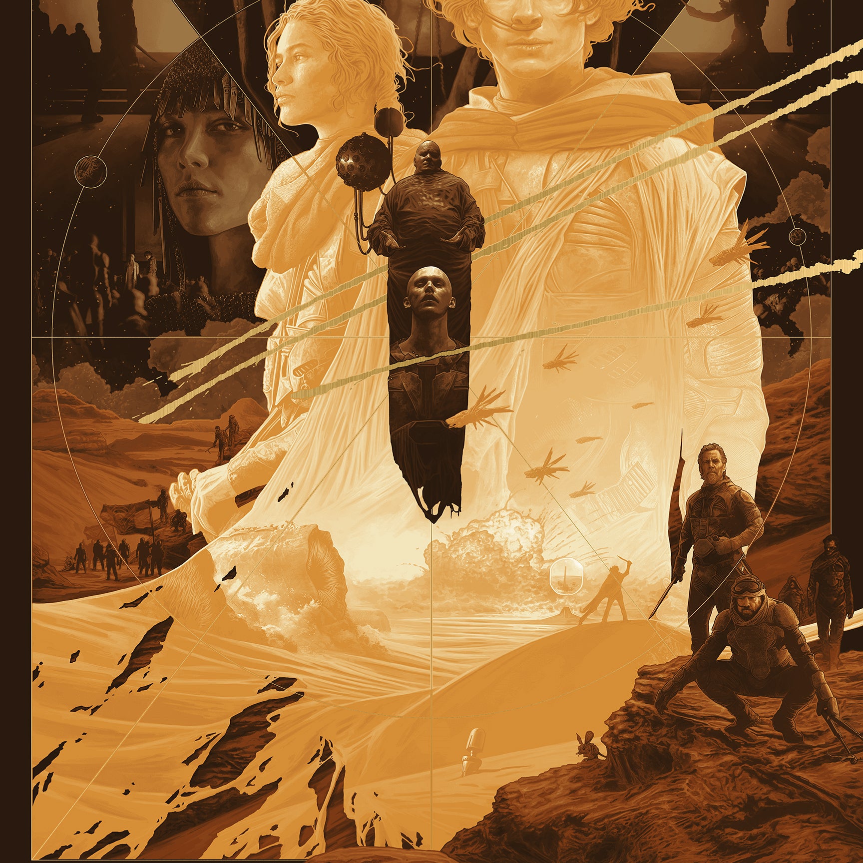 Jake Kontou "Dune: Part Two" Spice Edition - Gold Foil