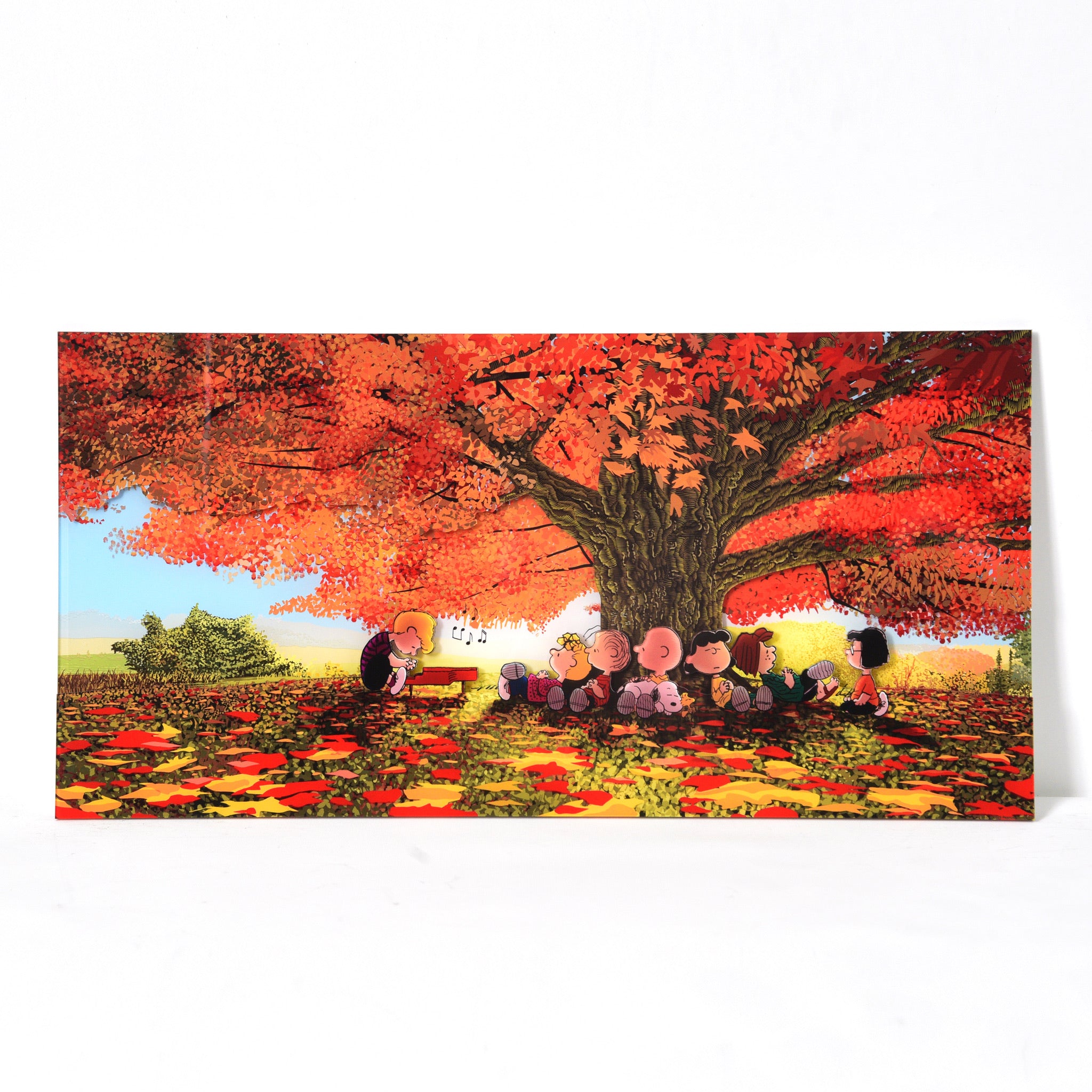 Mark Chilcott & Charles M. Schulz "Peanuts: Autumn Tree" Multi-Layer Acrylic