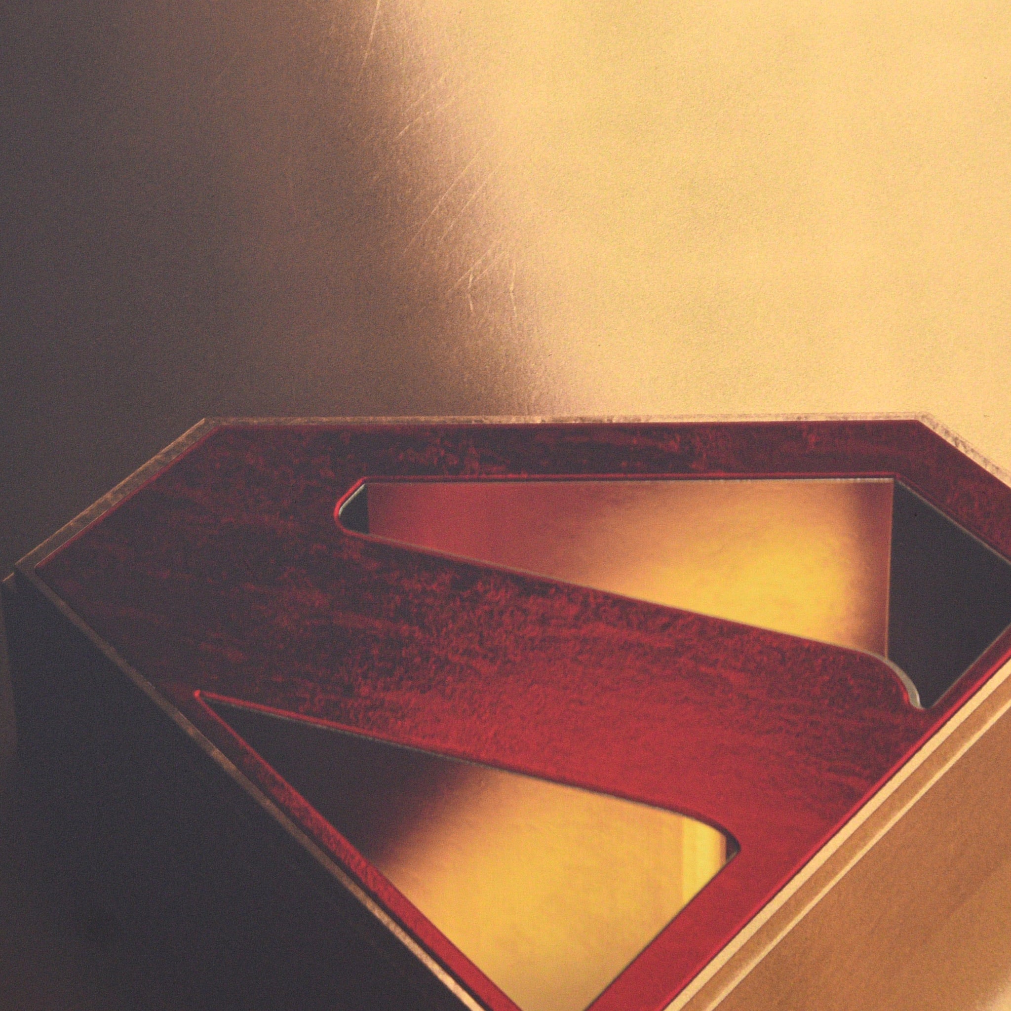 Adam Spizak "Superman" Gold Aluminum Print