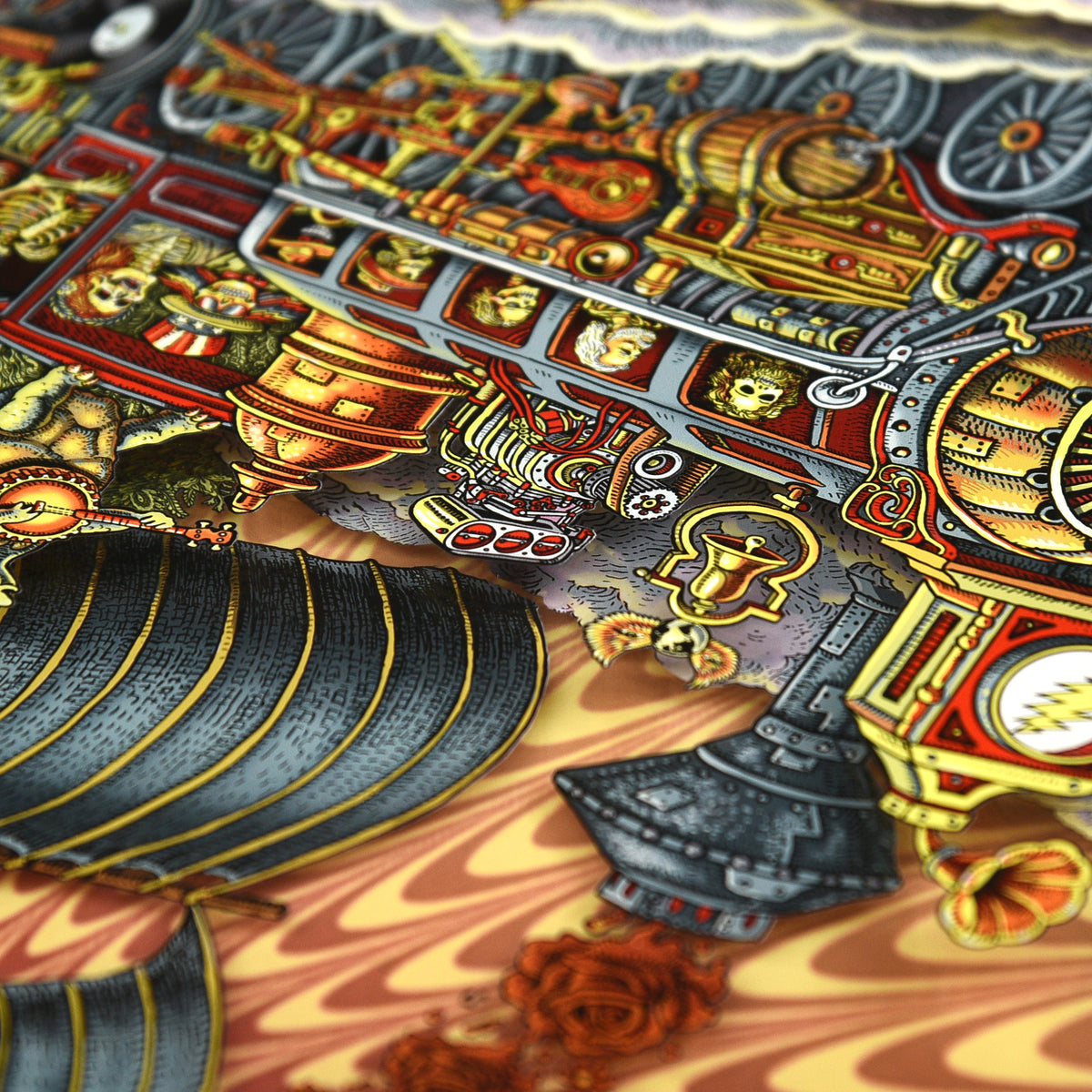 EMEK "Trip of Fools" Variant - Framed Acrylic Diorama