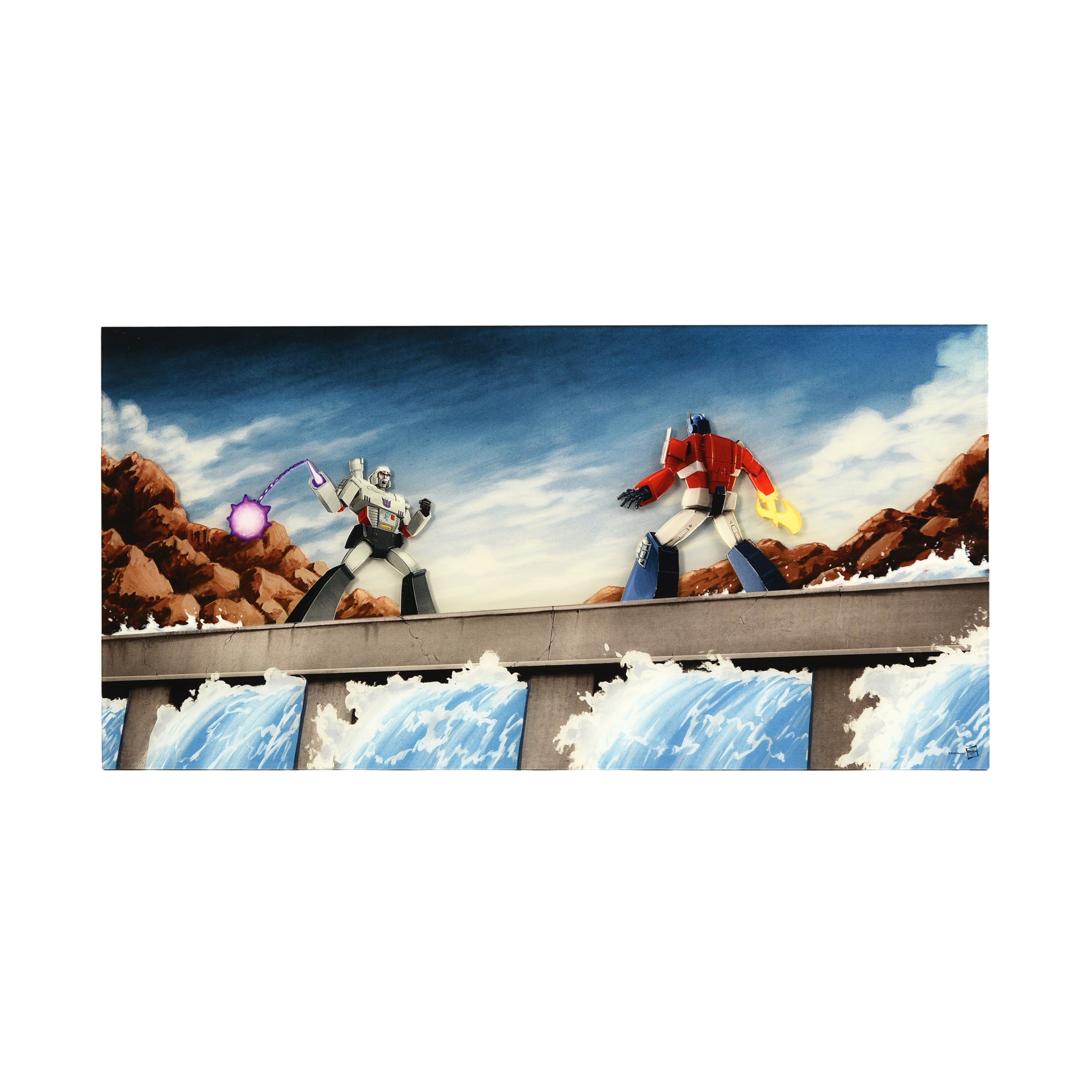 Matt Ferguson "Transformers: Megatron vs. Optimus Prime" Multi-Layer Acrylic