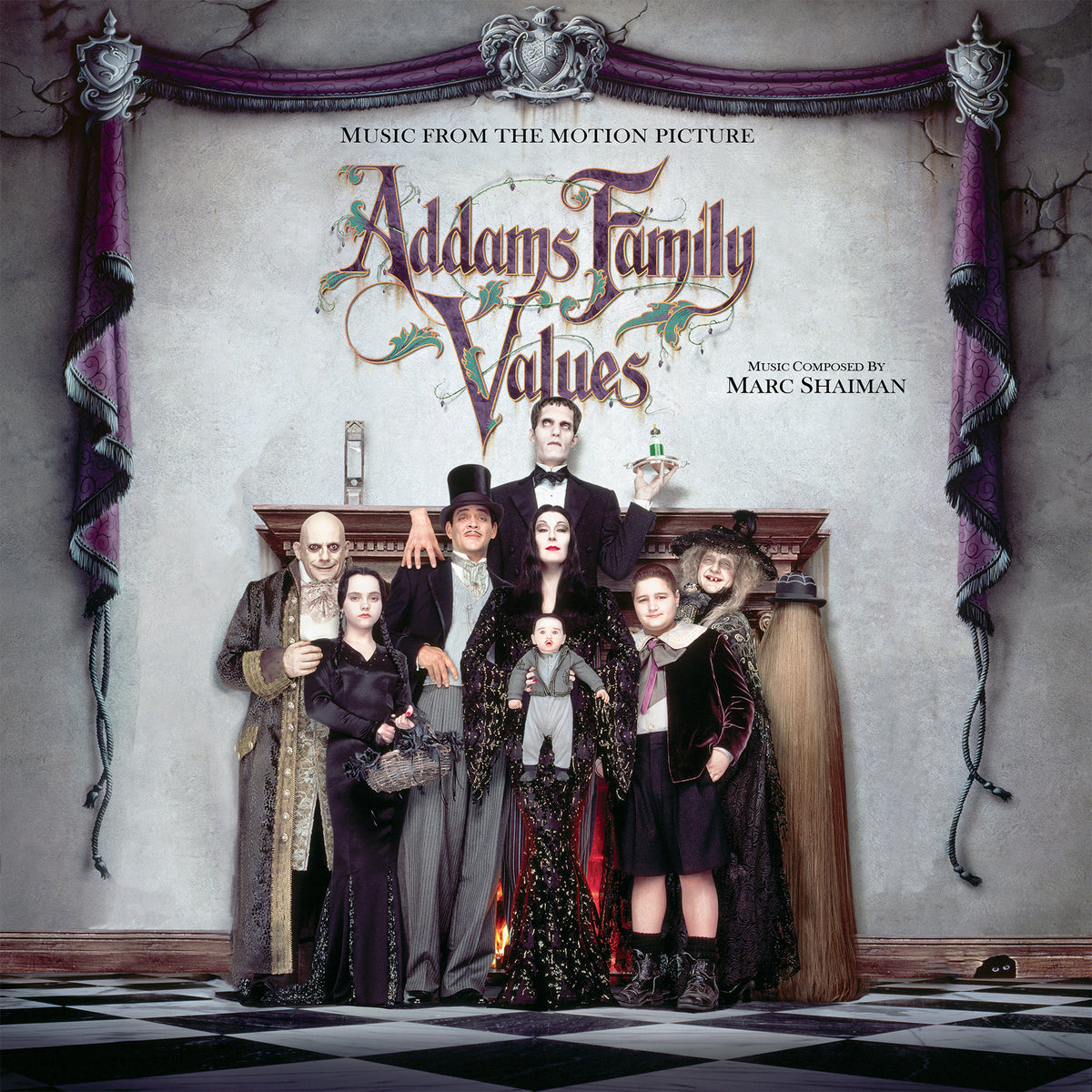 ADDAMS FAMILY VALUES Original Motion Picture Soundtrack LP - Limited Edition BNG Exclusive