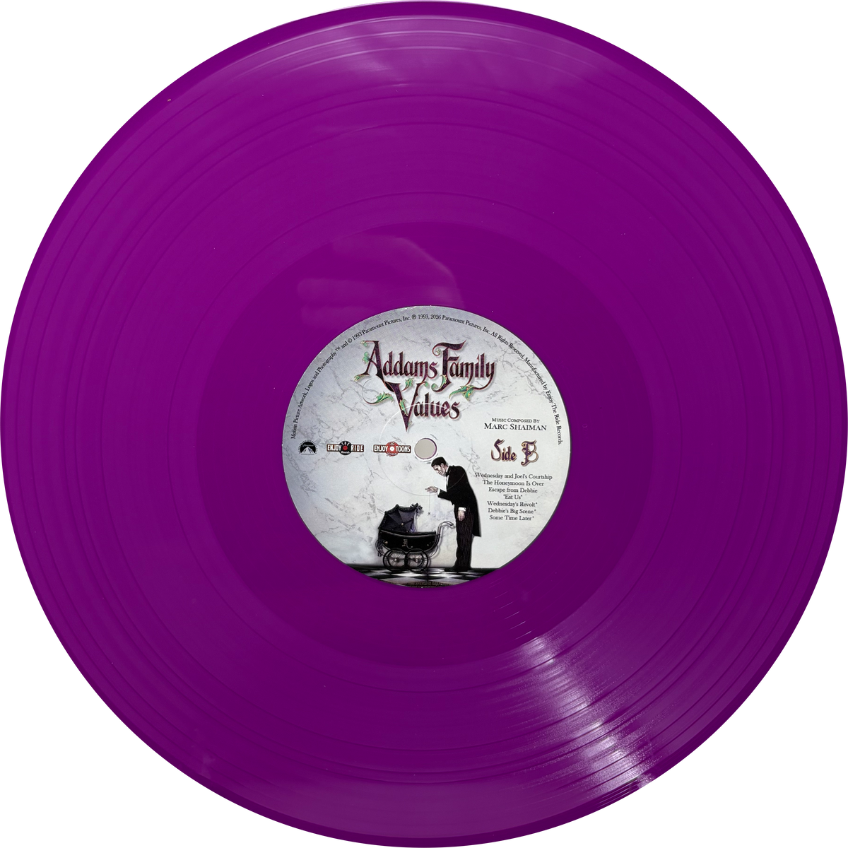 ADDAMS FAMILY VALUES Original Motion Picture Soundtrack LP - Limited Edition BNG Exclusive