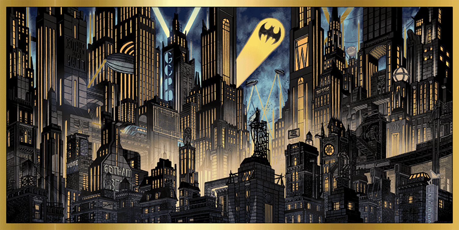 Danny Earls "Gotham City" Gold Foil Variant