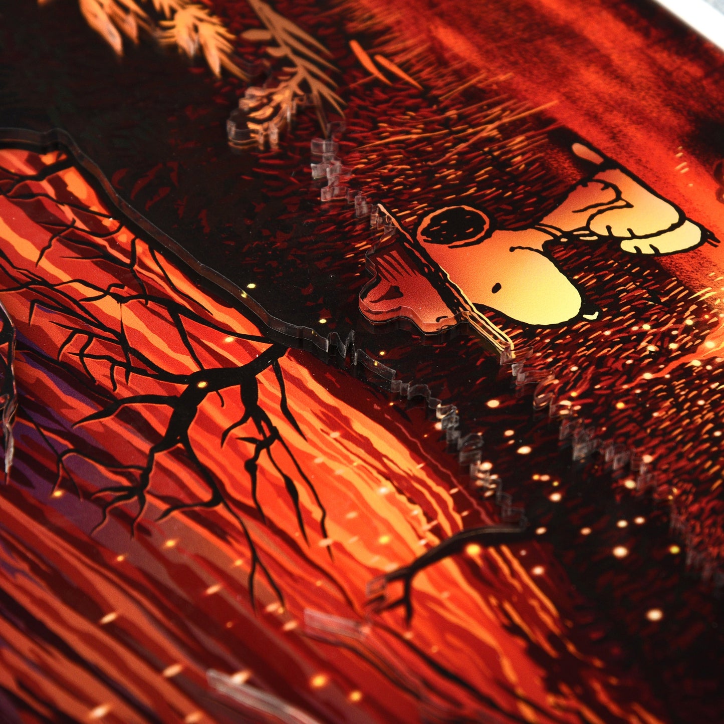 Mark Chilcott & Charles M. Schulz "Peanuts: Campfire" Multi-Layer Acrylic