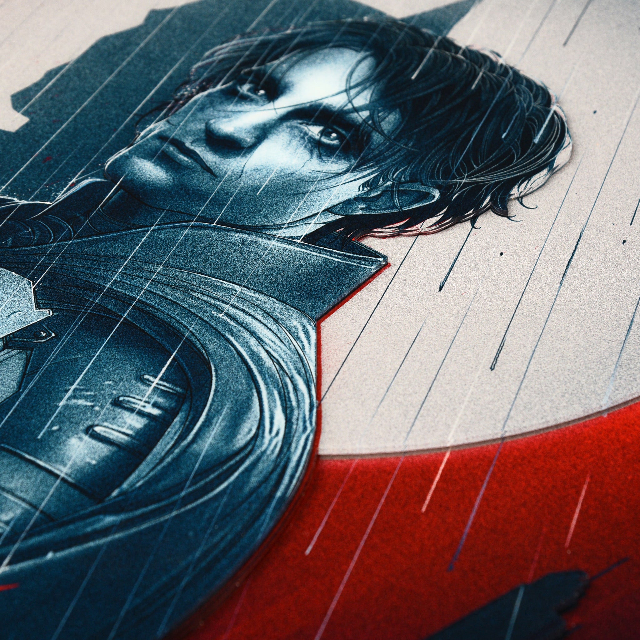 Bruno Vergauwen "The Batman" Multi-Layer Acrylic